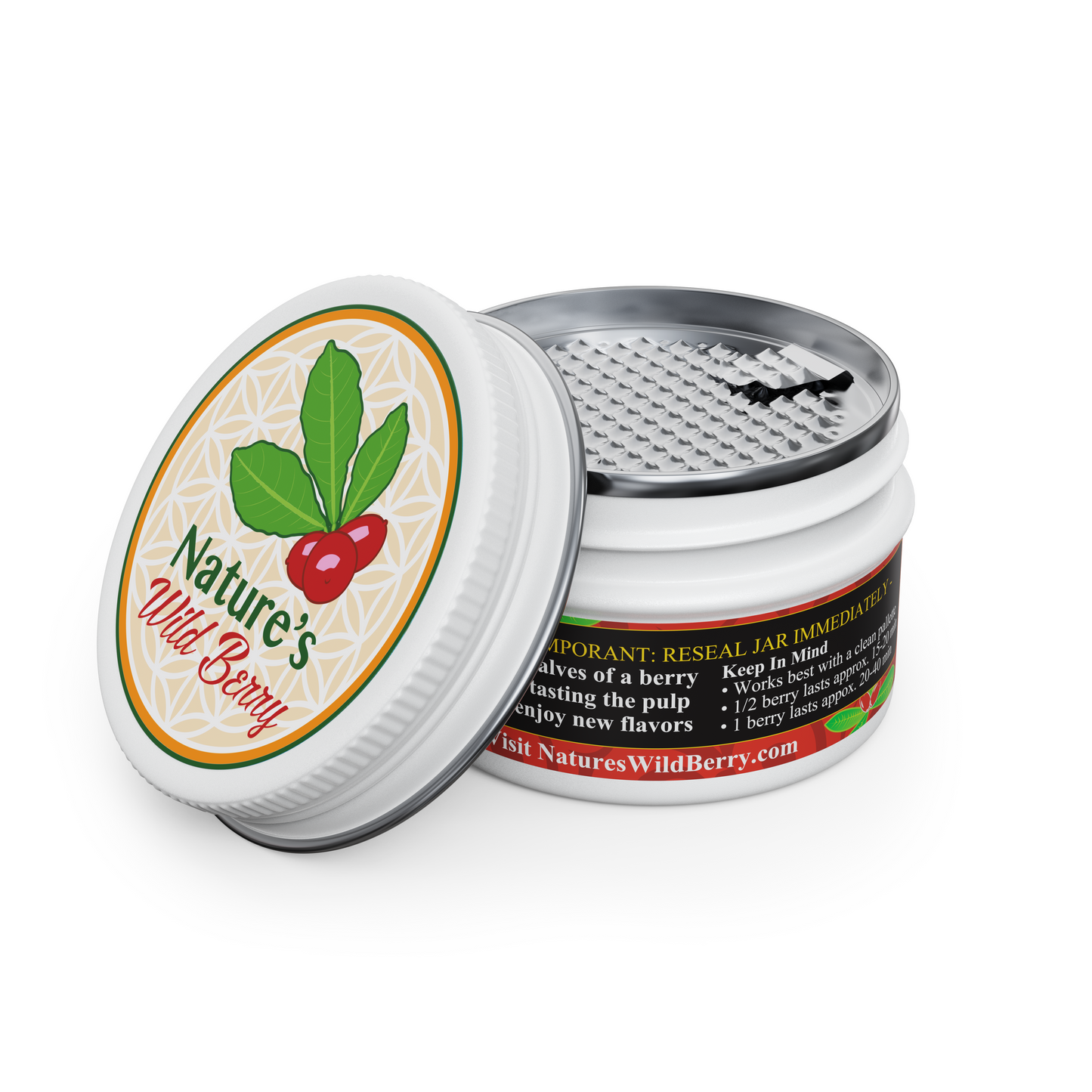 The Travel Jar | 3 Grams / Approximately 25 – 30 Servings | 15-20 mins | Best Way to TAKE Your Berries ON The GO