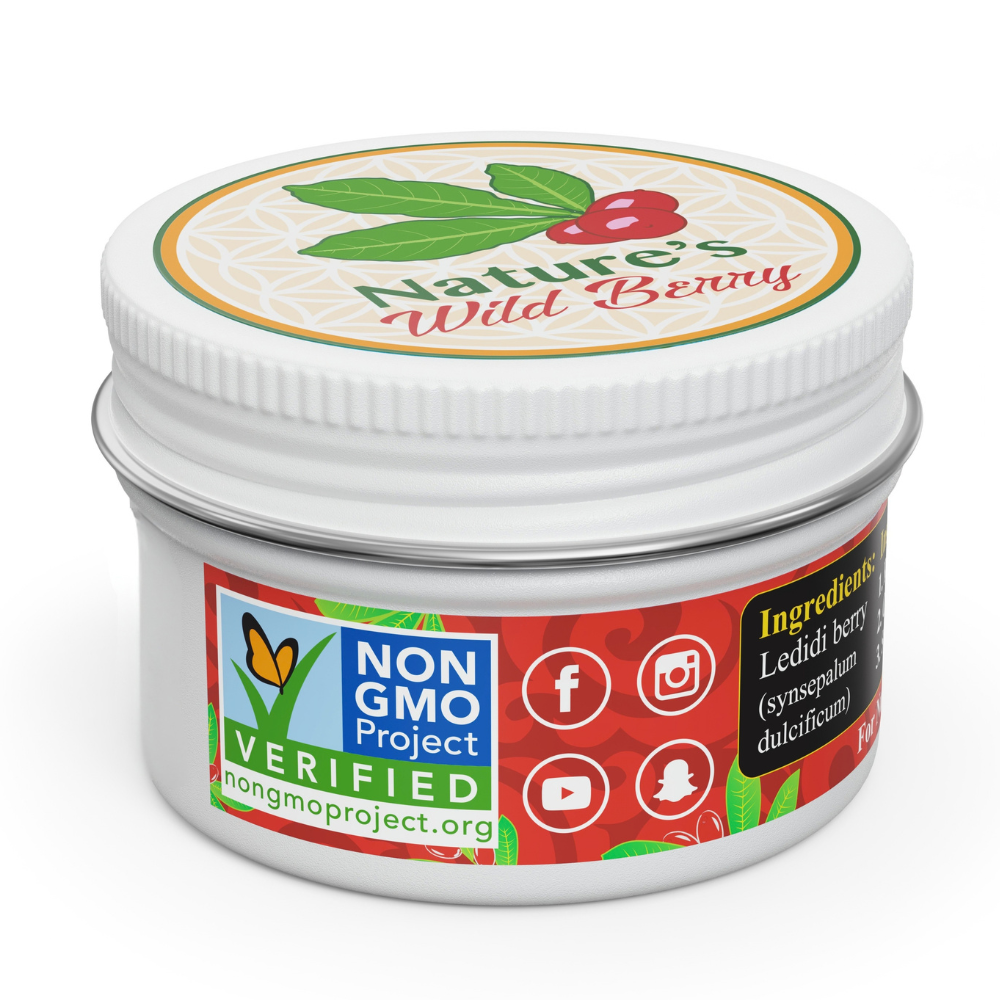 Miracle Berry Travel Jar | 30+ Servings | Real Freeze-Dried Berries
