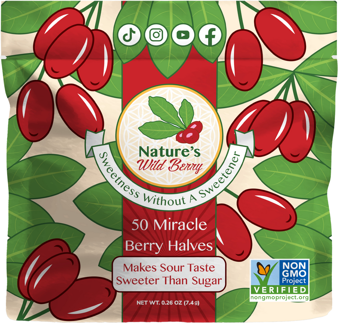 Best Price For Miracle Berries! 50 Serving Bag! – Nature's Wild Berry