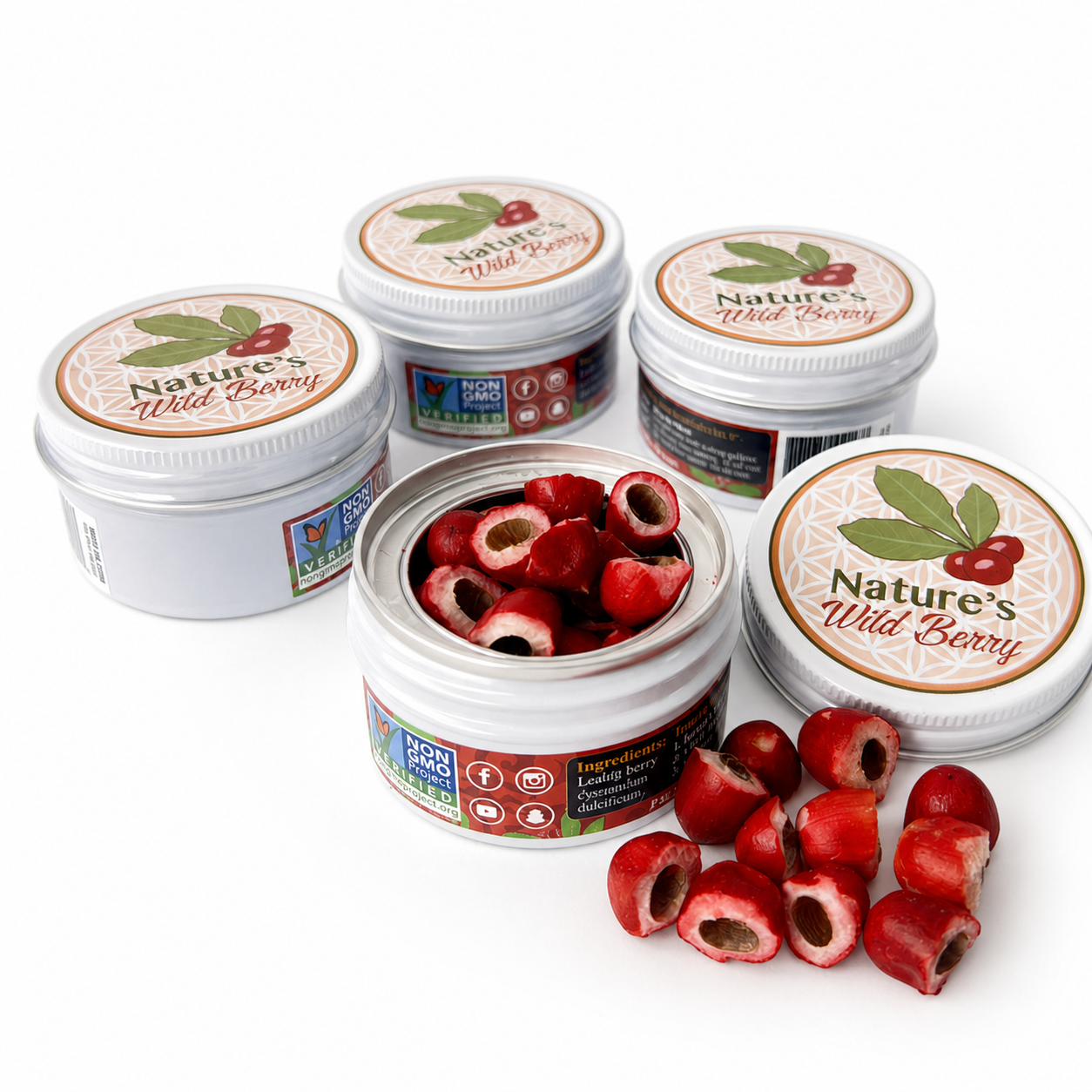 4-Pack Travel Jar Bundle | Buy 3 Get 1 Free | 30+ Servings Each