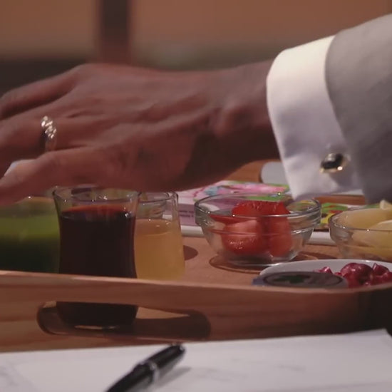 The Sharks try Nature's Wild Berry on Shark Tank: after two berries a pickle tastes sweet and a lemon tastes like an orange.