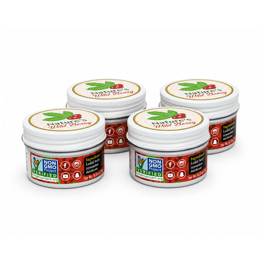 4-Pack Travel Jar Bundle | Buy 3 Get 1 Free | 30+ Servings Each